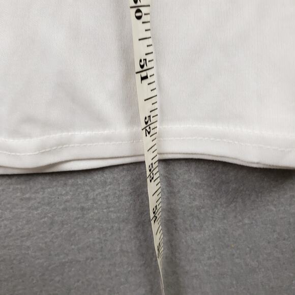 Applique Disc Chiffon Caftan Dress White Flowy Size 1X Fairy Resort Whimsical - Picture 6 of 10